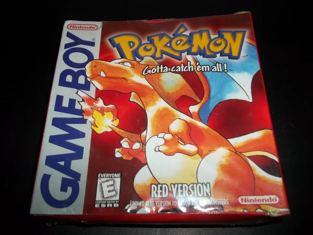 Nintendo GAME BOY Pokemon Red Version 1998 SEALED BOX!! Complete!!