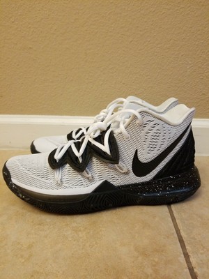 Nike Kyrie 5 Oreo White Black Cookies and Cream AO2918-100 Sz 10.5 | eBay