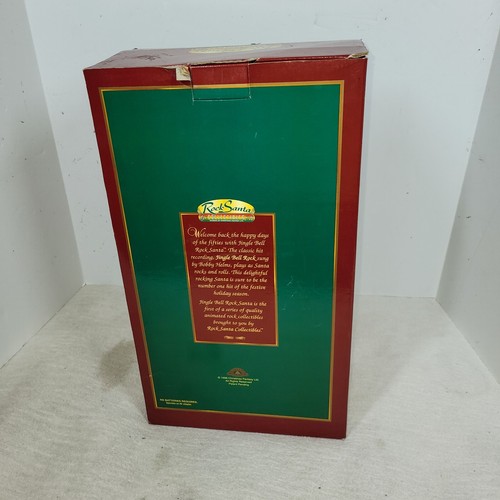 Vintage Rock Santa Collectibles Jingle Bell Rock Animated Santa Claus Christmas - 第 5/18 張圖片