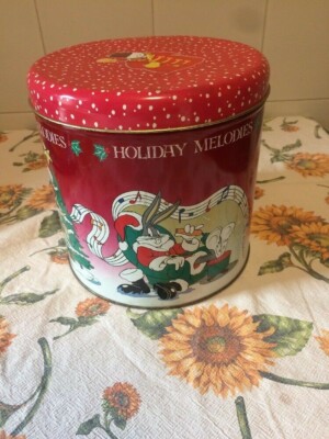 Panettone Balocco Looney Tunes Tin Box Year 1997