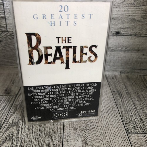 The Beatles 20 Greatest Hits Capitol Cassette 4XV-12245 Play Tested - Picture 3 of 17