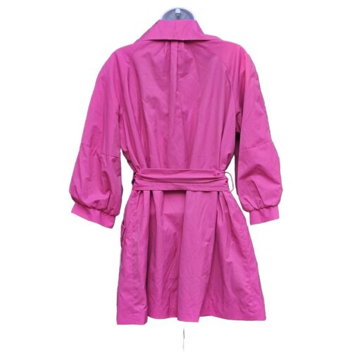 Apostrophe trench Coat Mid Length Jacket Water Resistant Fit & Flare Womens Med - Picture 2 of 10