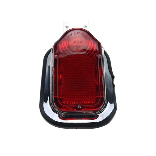 Tombstone Brake Taillight For Honda Kawasaki Suzuki Yamaha Chopper Cruiser - Picture 2 of 9