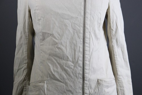ANNETTE GORTZ Women's Linen Designer Full Zip Blazer Jacket Size 38 - Picture 8 of 11