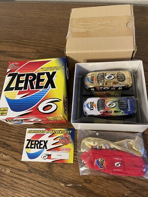 1999 Racing Champions Ltd Edition Zerex #6 Scale 1/64 Scale Team Car & 24K Gold