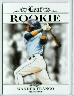 'RARE' WANDER FRANCO 2018 LEAF ''EXCLUSIVE EDITION' ROOKIE CARD RA-28! MINT!