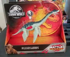 jurassic world battle damage plesiosaurus dinosaur action figure
