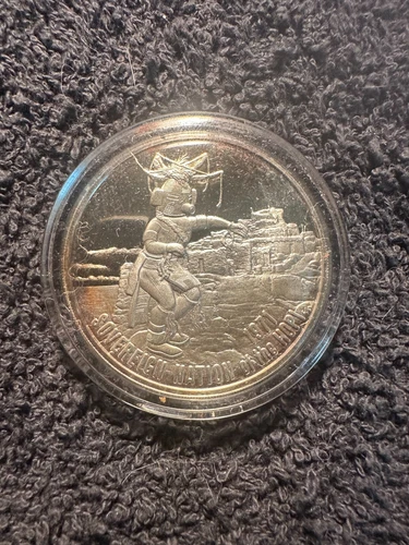 Hopi Talavai Kachina Siva (1971) Franklin Mint .999 (Proof) Silver Round (188)