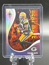 2021 DAVANTE ADAMS Phoenix Football Heat Wave Insert SILVER HOLO RAIDERS PACKERS