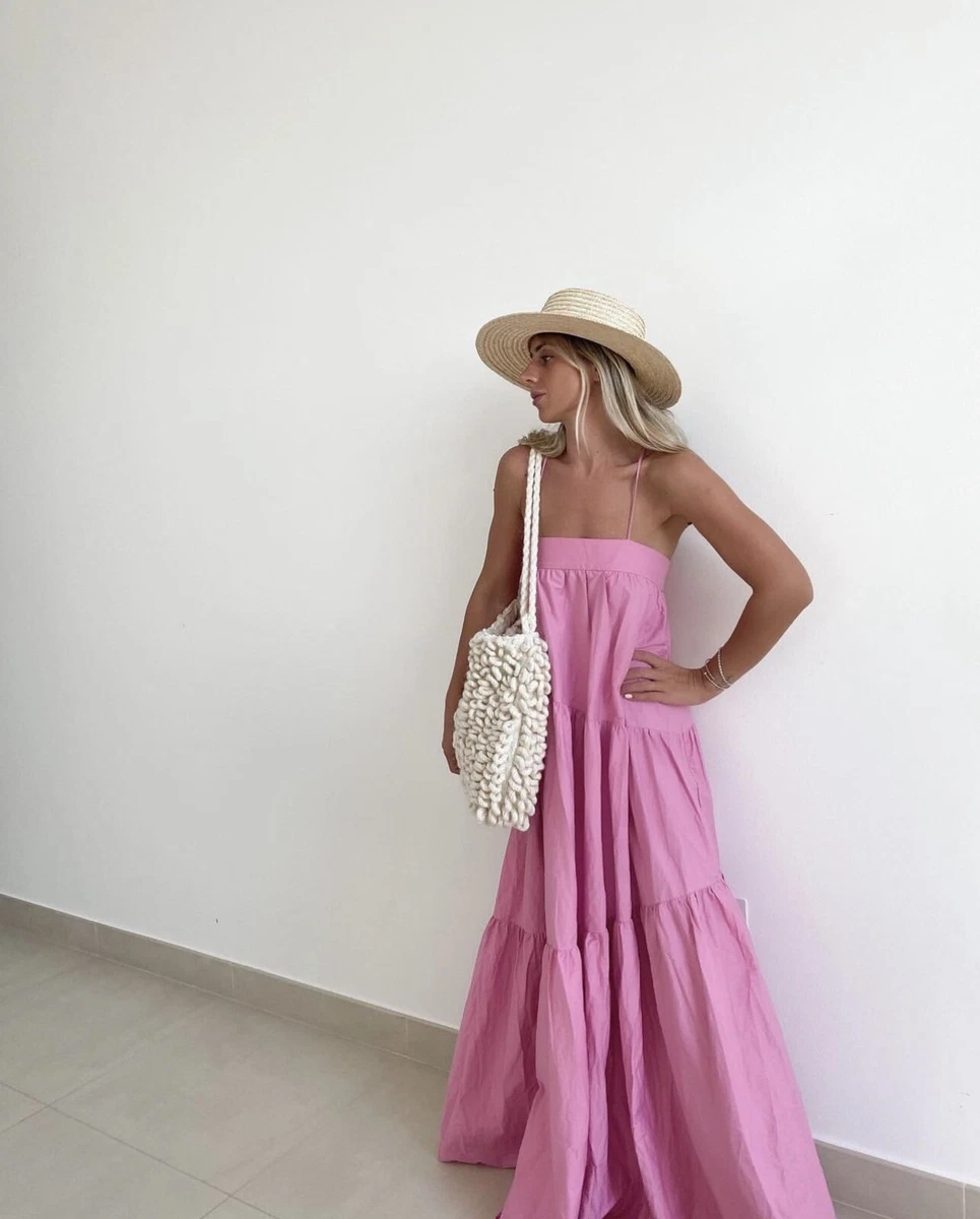 Mango dress hotsell pink