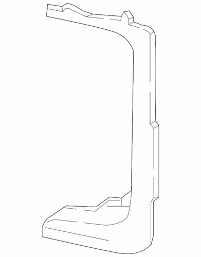 Moldura del faro derecho para Ford F-250 Super Duty 2017-2020 (N/P HC3Z-13A137-A)