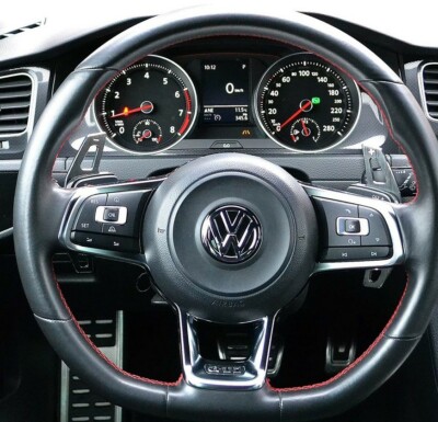 Paddle Shift Extensions For VW DSG Gear Change Up Down Steering Wheel Shifters - Foto 8