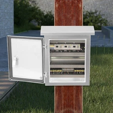 304 Stainless Steel Electrical Box 30x20x40cm Outdoor Electrical Enclosure Box