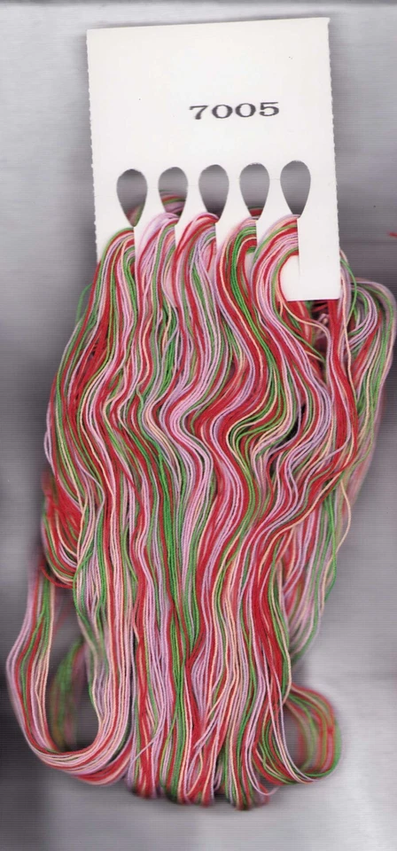 Lot of Christmas Candy Taffy Threads 150 yards Floss Cross Stitch Embroidery - Image 2 of 3