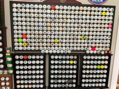 F GOLF COURSE: LOGO BALLS