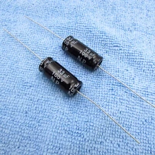Qty 2  33uF 100V Electrolytic Non-Polarized Speaker Crossover Capacitor