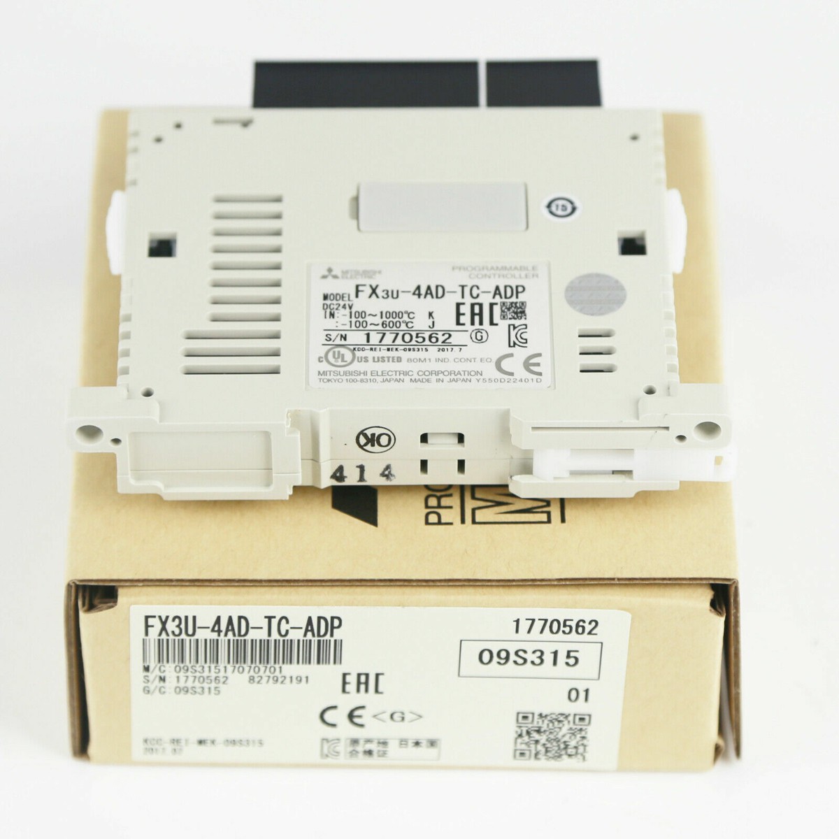 新品FX3U-4AD-TC-ADP MITSUBISHI Mitsubishi FX3U-4AD-TC-ADP FX3U4ADTCADP Original New in Box NIB