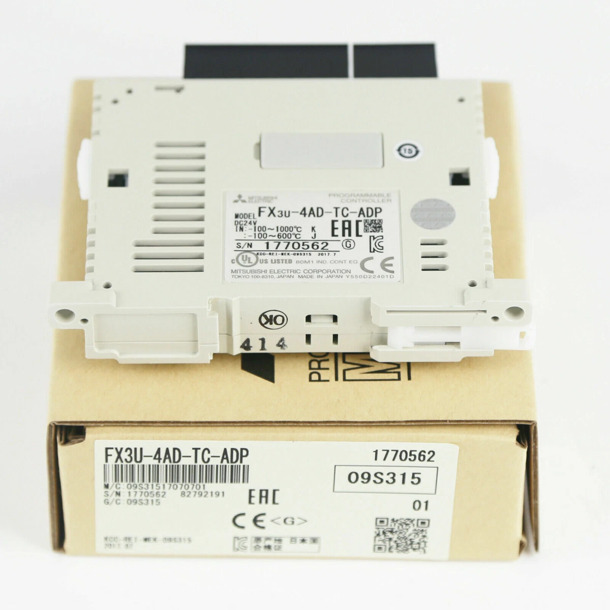 1PC Mitsubishi FX3U-4AD-TC-ADP PLC FX3U4ADTCADP New In Box | eBay