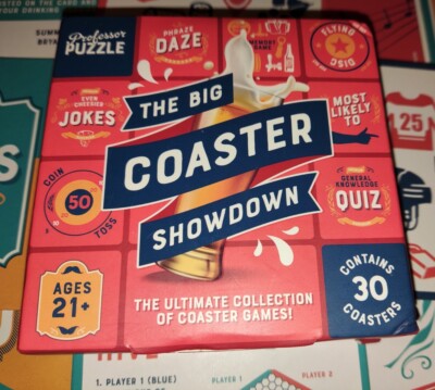 Big Coasters Showdown Game /30 Ultimate Coasters Multi Puzzles Neu (unverpackt)