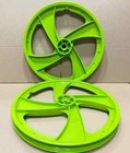 Bmx Bicycle 20" Pvc Sport Rim (Green ) 4 Spokes Wheelset & Expedited