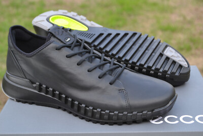 ECCO Neu mit Karton Herren Sneaker ST.1 ZIPFLEX M Schwarz Leder UK 8 - 8,5 / EU 42