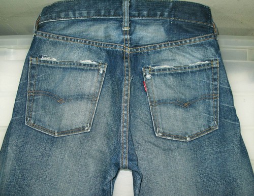 HOT VTG 1966 REPRO LVC Men LEVI'S 501 BIG E SELVEDGE JP Jeans 30 x36 (Fit 27x33) - Picture 9 of 19