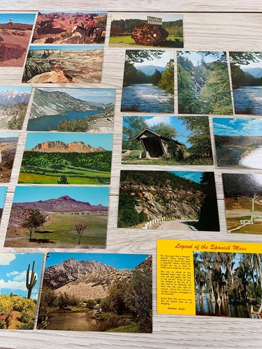 Postkarten Lot 30 Nevada New Mexico Kalifornien Arizona wunderschön lebendig Vintage - Bild 1 von 20