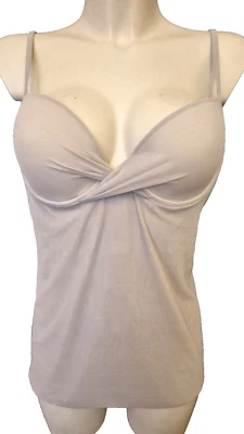 Cotton Club Designer Formend Bügel BH-Hemd Top MILLY Gr.85B UK 38B Camisole - Bild 1 von 4