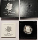 2023 PROOF MORGAN SILVER DOLLAR COIN w/Box and COA
