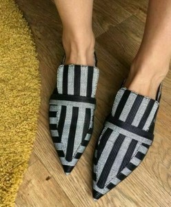 striped mules