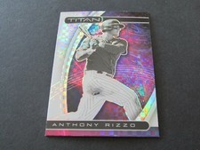 2021 Chronicles Baseball Anthony Rizzo Titan Card #1 Building Blocks Prizm