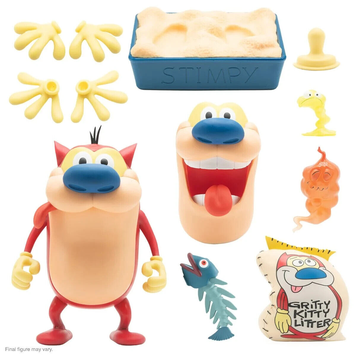 NEW Super7 Ren and Stimpy Ultimates 7-Inch STIMPY Action NEW Super7 Ren and Stimpy Ultimates 7-Inch STIMPY Action