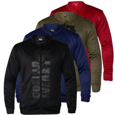 Gorilla Wear Ballinger Track Jacket Trainingsjacke Fitness Bodybuilding M/S