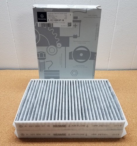 NUEVO ORIGINAL MERCEDES BENZ COMBINACIÓN FILTRO DE AIRE CABINA FABRICANTE DE EQUIPOS ORIGINALES PARTE #A 2218300718 - Imagen 2 de 4
