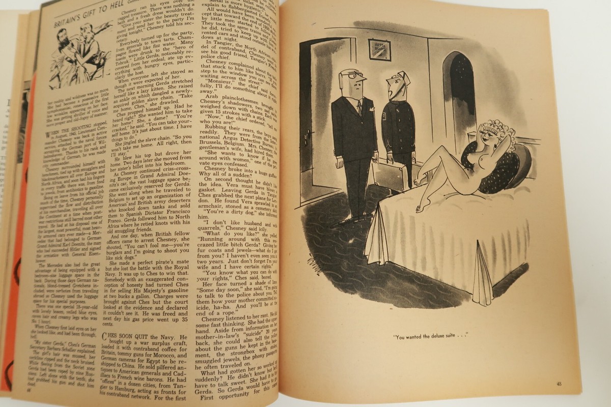 Rogue for Men June 1957 Magazine Vintage Swede Sugar Anita Ekberg