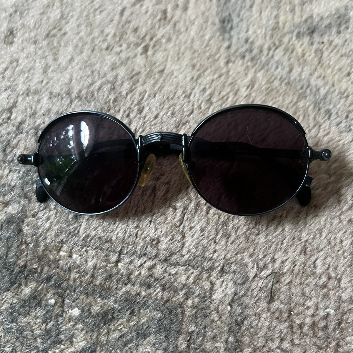 Jean Paul Gaultier Vintage Sunglasses 56-4175 Black Jet Frame | eBay