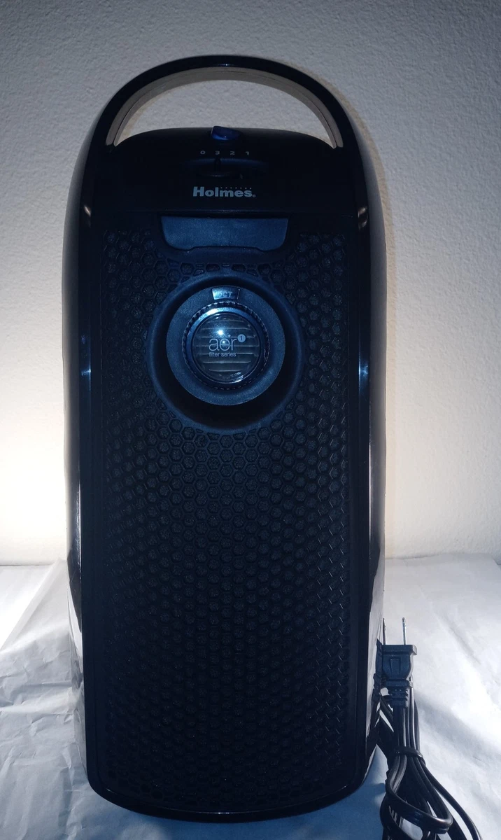 Holmes mini tower hepa air 2024 purifier with visipure filter viewing window
