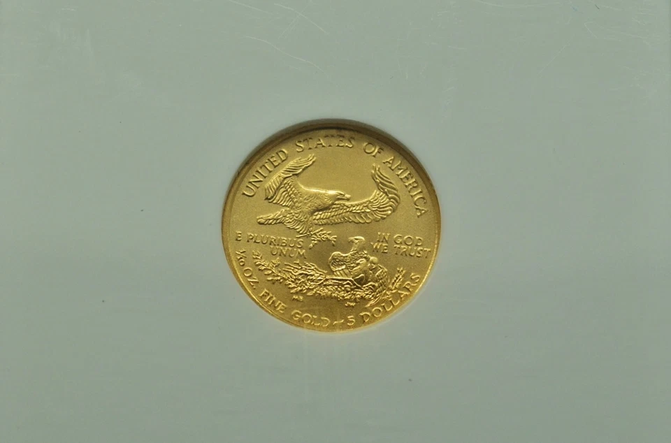 American Eagle 2003 $5 dorado NGC MS69 Foto 3 de 4