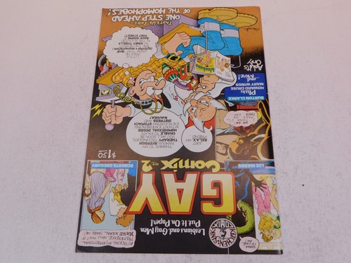 GAY COMIX #2 - High Grade - LGBTQA 1st Print Underground Comics - 第 7/24 張圖片