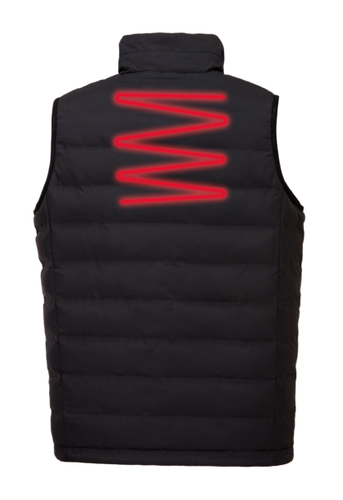 Heated Thermal Gilet Ultrasonic Bodywarmer Carbon Fibre Panels Portwest S549 - Picture 4 of 4