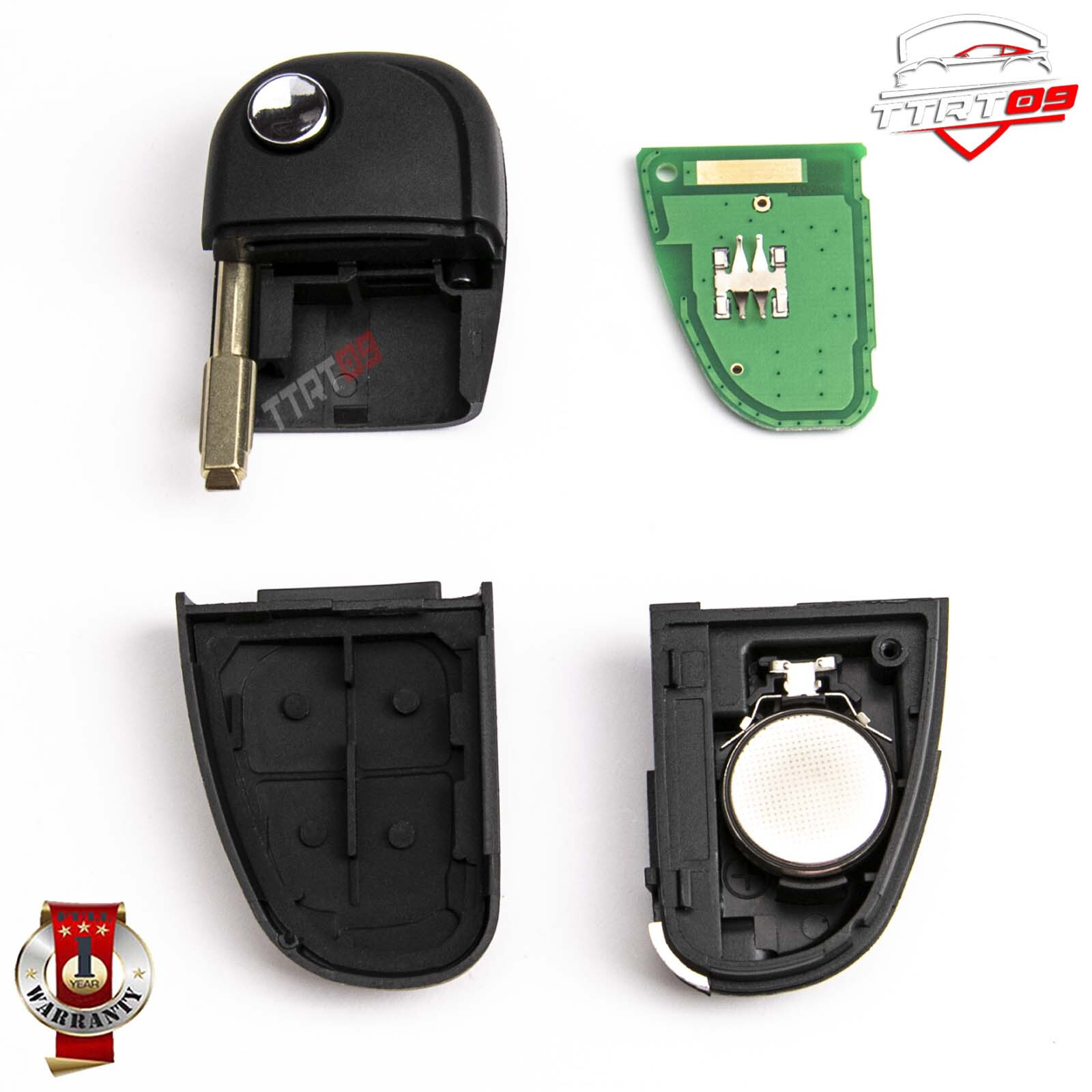 CHIAVE RADIOCOMANDO GUSCIO COVER Jaguar X S-Type XF XK 5 TASTI RICAMBIO - Foto 6