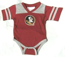 NCAA Florida State Seminoles Embroidered Logo Football Creeper Two Feet Ahead