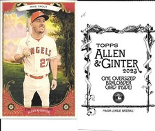 2023 Topps Allen & Ginter MIKE TROUT (Angels) *OVERSIZED BOXLOADER* BC-1