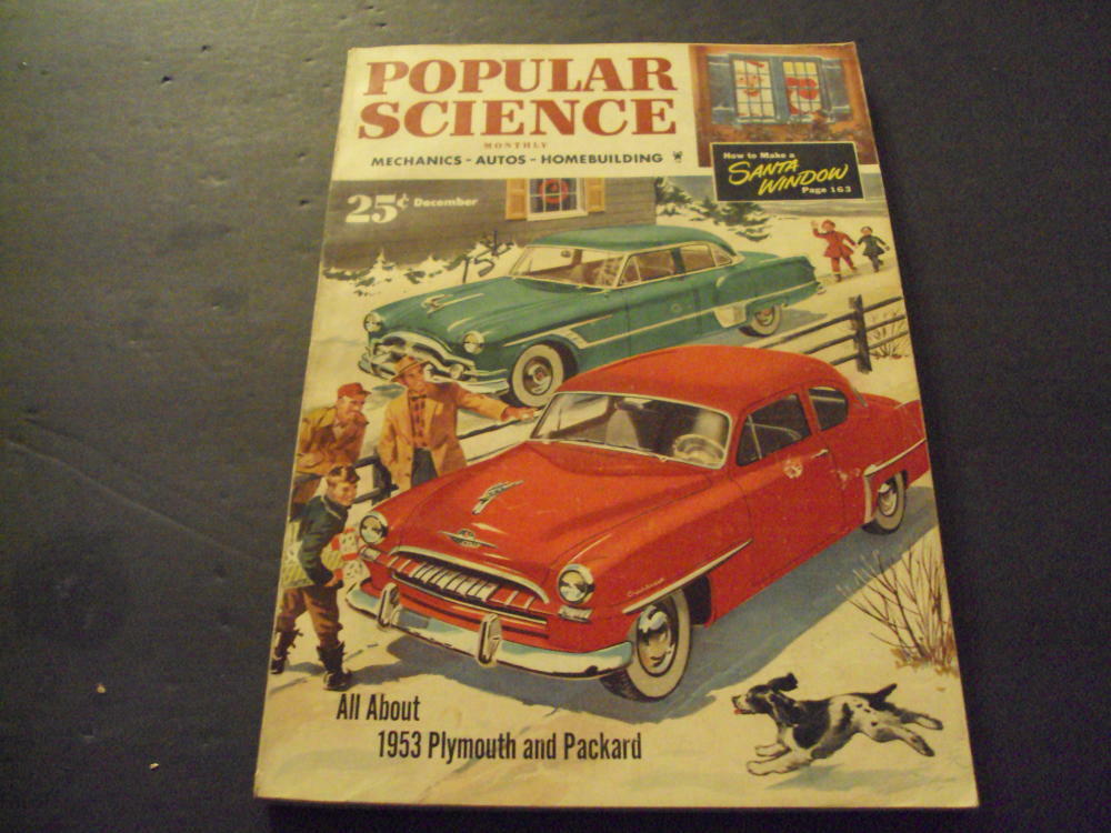 Popular Mechanics Dec 1952 All About Plymouth and Packard ID:51704