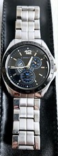 J. Muelles Reloj Hombre Retrogrado Correa Acero Cal. Reloj VD84 descatalogado.