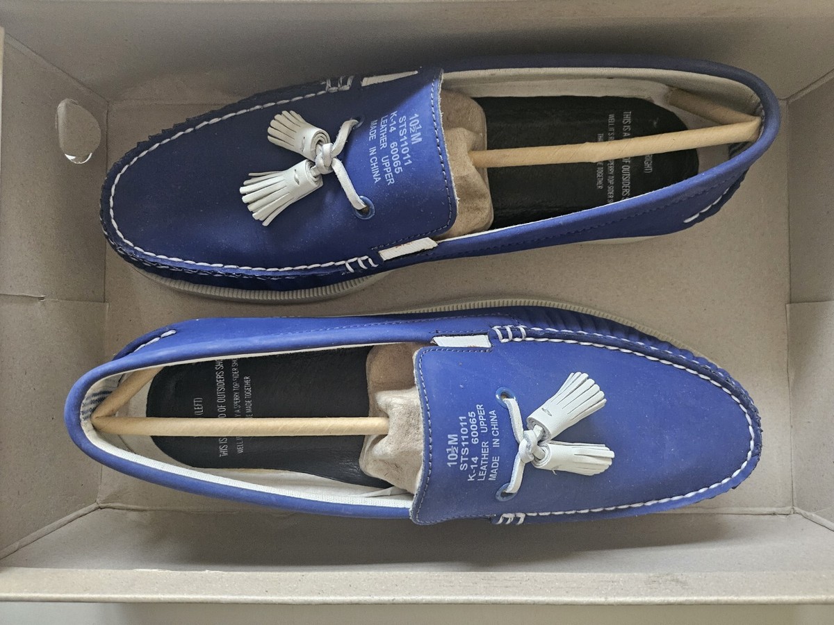 sperry top-sider shoes cobalt blue size UK