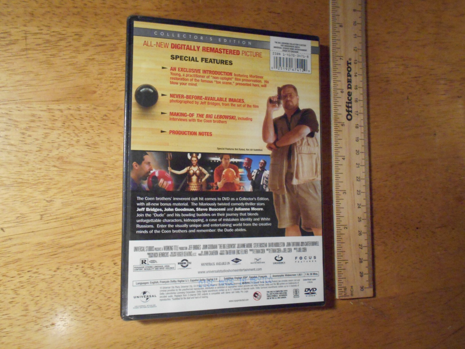 The Big Lebowski DVD Wide Screen New Factory Sealed Jeff Bridges John Goodman