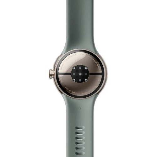 Google Pixel Watch 2 41mm Champagne Gold Case with Hazel Fluoroelastomer Band... - Photo 4 sur 4
