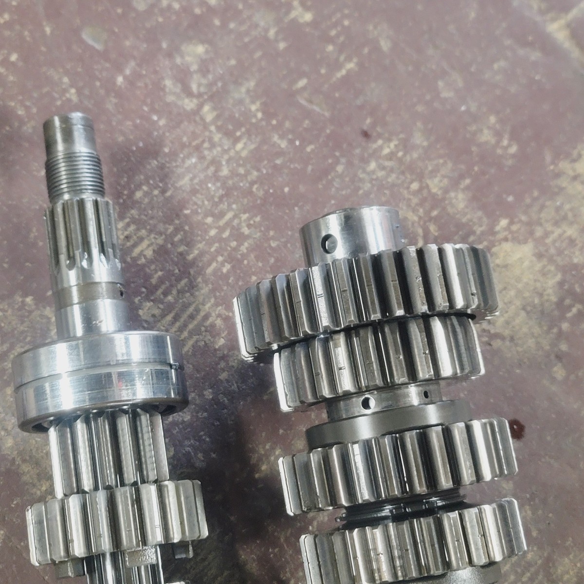 トランスファー様 03-06 Kawasaki Z1000 Transmission Shifter Shift Shaft Drum Forks