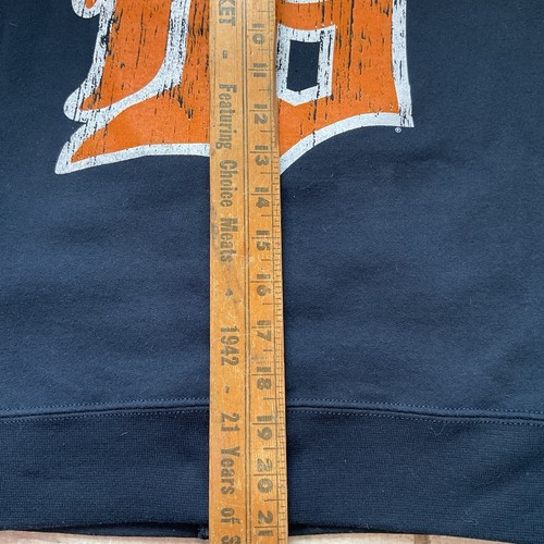 Felpa donna Detroit Tigers full zip strass blu arancione media M - Foto 6 di 8